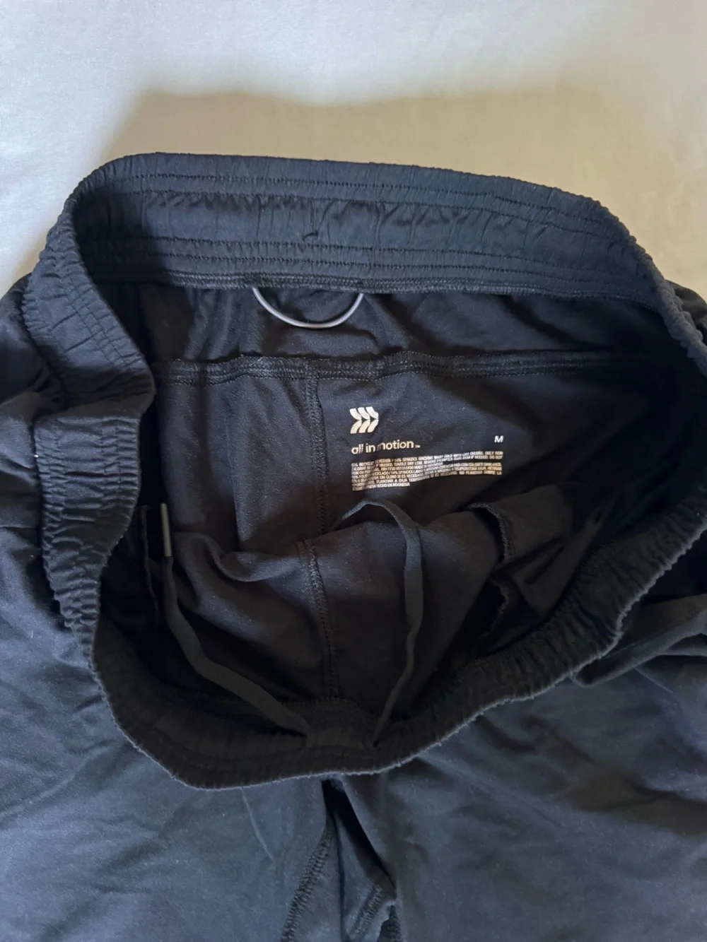 all in motion Black Performance Athletic Shorts